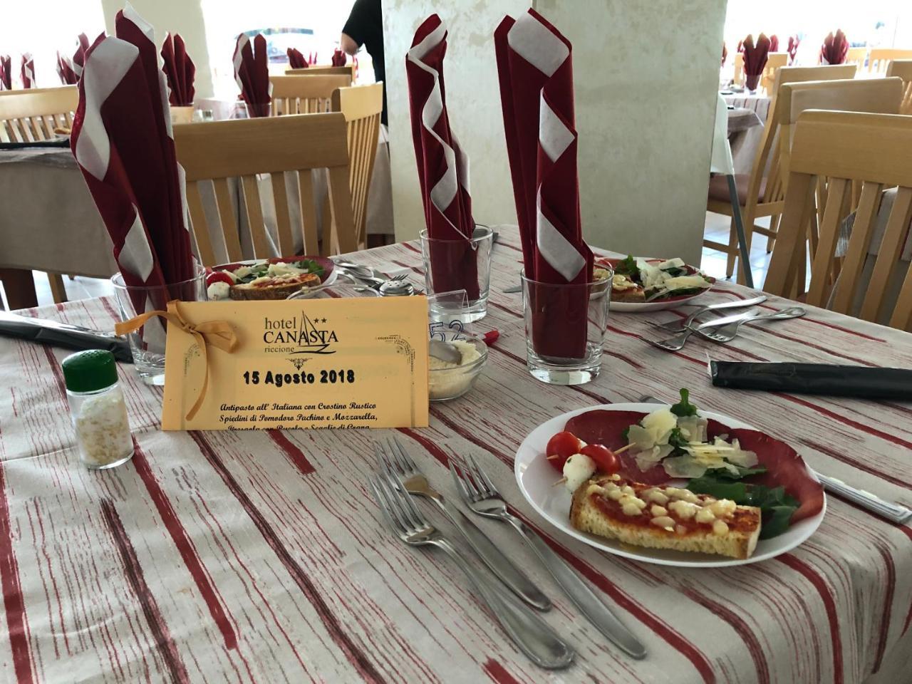 Hotel Canasta Riccione Dış mekan fotoğraf
